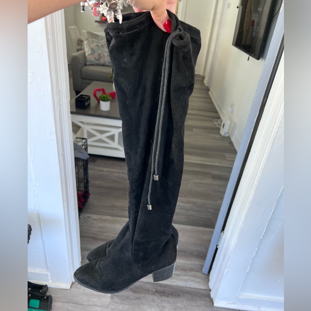 Black Over-the-Knee Boots